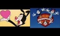 THE WARNER DUO! animaniacs theme song only Yakko and Wakko