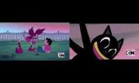 other friends spinel vs cartoon cat