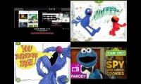 Angry Birds Up to Faster Meets Humf, Pocoyo and Sesame Street