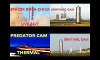 Spacex StarShip Boca Chica Cams