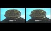BBC 2 Dog gets scared by Godzilla (Monster Night Trailer)