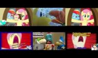 Fluttershy - I Said No!!!!! Sparta Remix Quadparison VS SML Sparta Remix 2parison