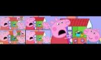 Peppa pig sceeaming sprta remix comparsion