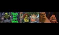 Every Shrek Movie but only the word "Shrek"