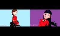 Helen Parr - Elastigirl (Mrs Incredible) New 3D Model - Violet Parr - Invisible Girl (Incredibles 2)