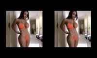 CHICAS HOT ORANGE BIKINI