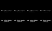 Every Beethoven Symphony Playing At The Same Time But Multiplied By Eight And Out of Sync