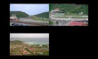 St Barth Airport multiple views