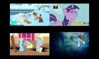 Little Pony Random Sparta Remixes QuadParison #4