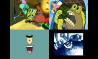 SpongeBob Random Sparta Remixes QuadParison #1