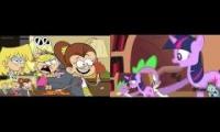 Lola Loud Vs Twilight Sparkle Sparta Everlasting Mix Biparison