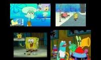 SpongeBob Random Sparta Remixes QuadParison #4