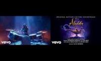 Mash up Mute video on the left