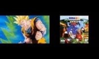sonic turns super sonic 3 for the first race