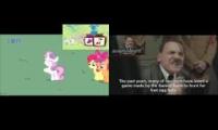 Sparta Remix Battle (Sweetie Belle VS Hitler) (Sparta FAP Party Hard V2 Remix)