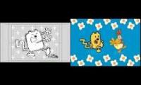 Thumbnail of wubbzy dance dance party storyboard vs final
