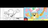 wubbzy too many cooks storyboard vs final