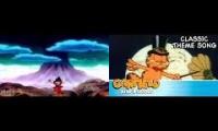 garfield and friends and dbz