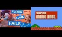 Floor Is Lava w/ Super Mario Bros. 1 Music (Hannibal Buress Idea)