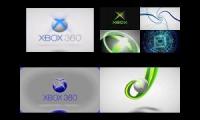 4 xbox 360 slims Booted at the same time