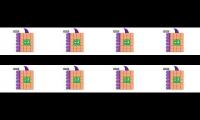 Numberblocks Talent Show Parodies 1 8 Times at once!