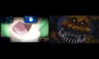 higurashi and FNAF sparta remix parison