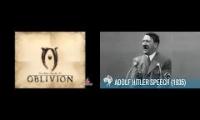 Oblivion mashup with hitler