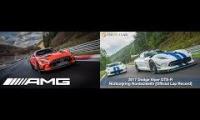 Mercedes AMG GT vs Viper ACR