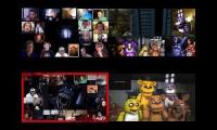 FNAF 4 Trailer All Reaction Mashup #1