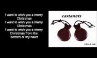 feliz navidad with castanets