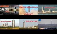 SpaceX SN8 Streams MultiCam Mashup x6 V2