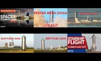 SpaceX SN8 Streams MultiCam Mashup x6 V2