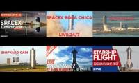 SpaceX SN8 Streams MultiCam Mashup x6 V2