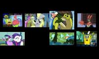 SpongeBob VS. My Little Pony Sparta Eightparison With Six Different Bases (The First Prequel)