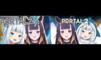 Thumbnail of Gura and Ina Portal 2 Collab