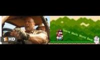 END OF THE WORLD REMIX! Jumanji The Next Level Ostrich Chase Sparta Mario World Remix