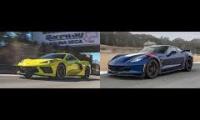 C8 Stingray vs C7 Z06 at Laguna Seca