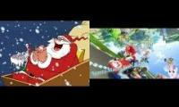 (END OF THE WORLD REMIX!) Space Goofs Etno Pull Explosion High Santa Sparta Mario Kart Remix