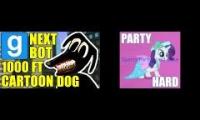(END OF THE WORLD! REMIX) ECO N Friends The Growth Cartoon Dog Car Crashed Sparta Party Hard Mix