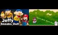 SML Jeffy Vs Crazy Doodle Jeffy Shots Has A Sparta Mario World Remix