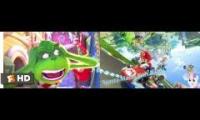 (END OF THE WORLD! REMIX) The Grinch 2018 Christmas Singing Chase Scene Sparta Mario Kart Remix