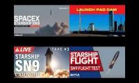 Starship SN9 launch view