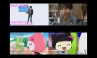 Smosh vs Tamagotchi Sparta Remix Quadparison