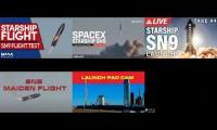 Thumbnail of SpaceX Starship SN9 Nerdle Cam 4K