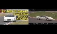 REAL Ayrton Senna vs GTS Suzuka Honda NSX 92 onboard lap