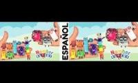 numberblocks clay english vs spanish