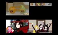Dylan Perreault Pear VS RWBY Sparta Remix Quadparison