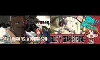 Roberu vs Koefficient in Guilty Gear Strive network test