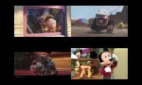 Disney Movies Show Sparta Remix QuadParison