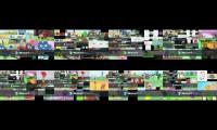 All 8 bfb episodes played at once videos at the same time but its speed up to 12 and its ear rape
